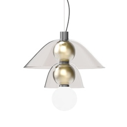 Gems Short 2 D50 A Suspension Lamp (Clear, 3000K - warm white, DALI)