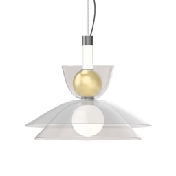 Gems Short 1 D60 A Suspension Lamp (Clear, 3000K - warm white, DALI)