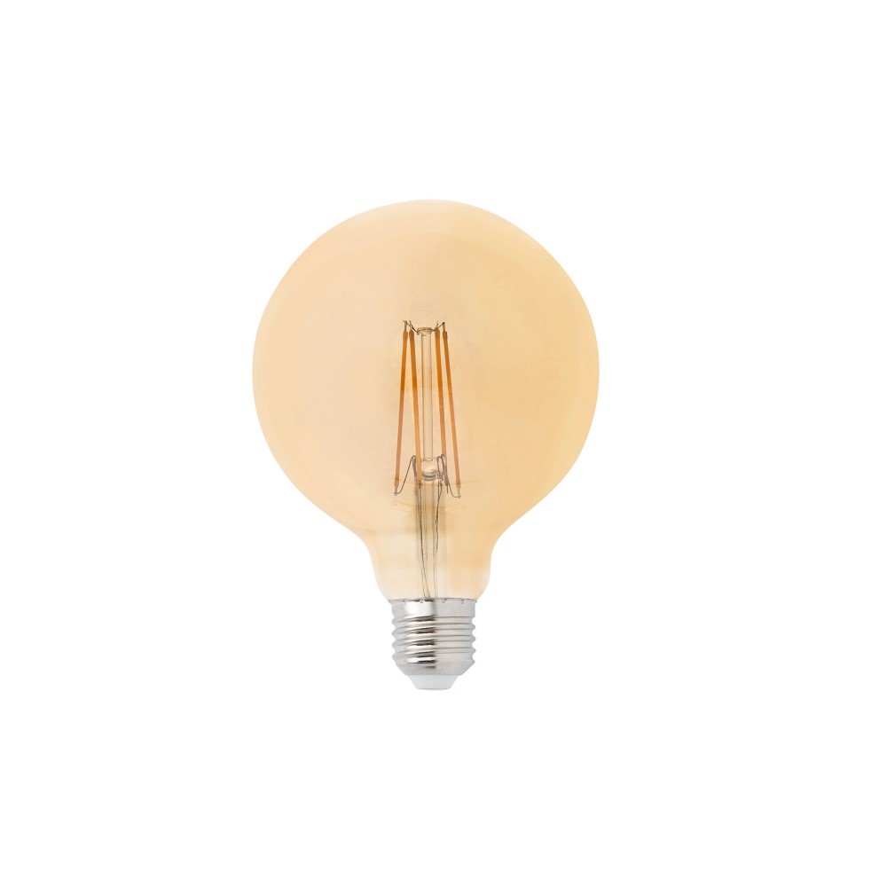 Faro Barcelona BULB GLOBE FILAMENT LED AMBER E27 4W 2200K Ø125    | lightingonline.eu