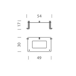 Vandal proof fixing plate