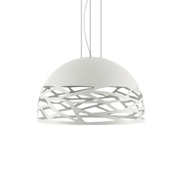 Kelly Dome Suspension Lamp (Matte White, Ø50cm)