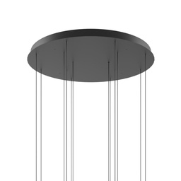 Round Cluster System for 14 lights (Matte black)