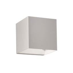 Laser 10x10 Wall Light (Matte White, 2700K - warm white)