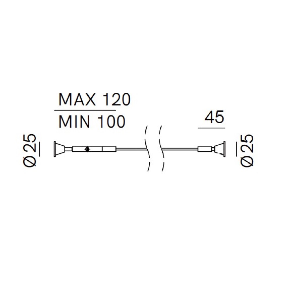 Il Fanale Kit for steel cable up to 5 m ⌀3mm | lightingonline.eu