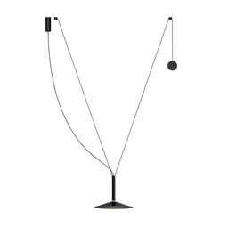 Milana Counterweight Suspension Lamp (Black, Ø32cm)