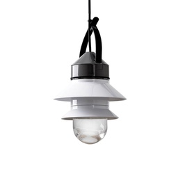 Santorini Outdoor Suspension Lamp (Matte White)