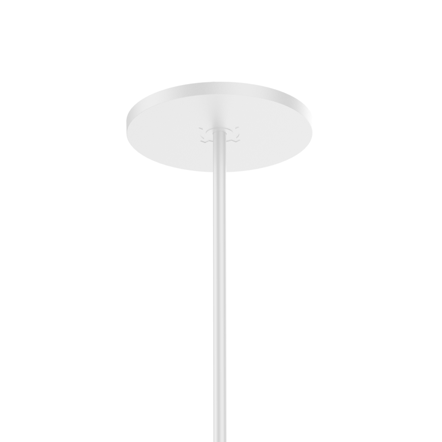 Wever &amp; Ducré SINGLE CEILING BASE SEMI RECESSED WHITE | lightingonline.eu