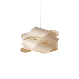 Link Suspension Lamp (White Veneer, Small, White)