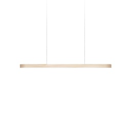 I-Line Suspension Lamp (White Veneer, 120cm, 0-10V, White)