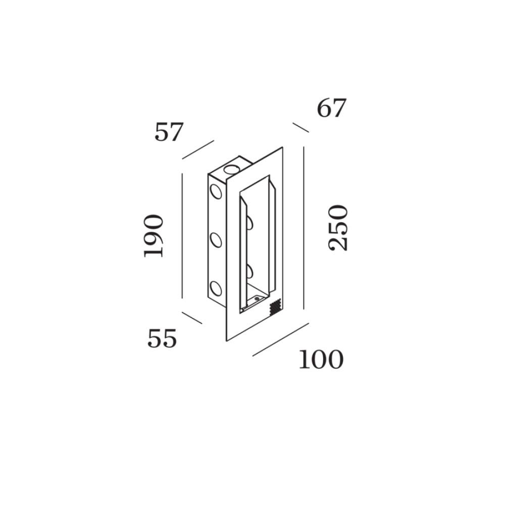 Wever &amp; Ducré ORIS 0.7 RECESSED HOUSING INCL. PLASTERKIT | lightingonline.eu