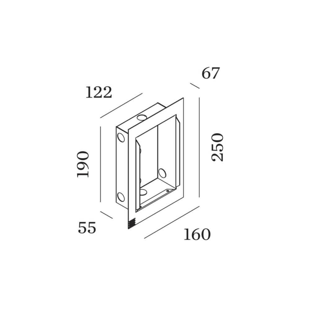 Wever &amp; Ducré ORIS / RETO 2.0 RECESSED HOUSING INCL. PLASTERKIT | lightingonline.eu