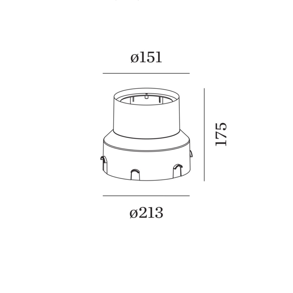 Wever &amp; Ducré MAP/CHART 1.6 RECESSED GROUND HOUSING | lightingonline.eu