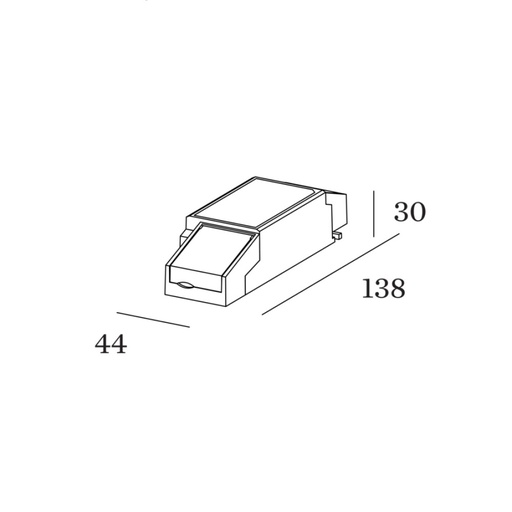 DRIVER 500mA 20W 26-38V 220-240VAC DIM