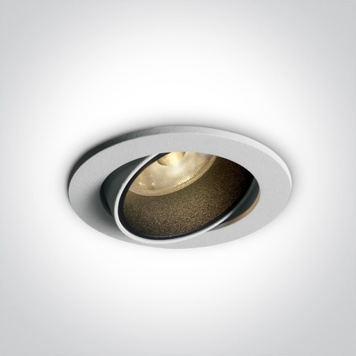 Interchangable Rings Range Aluminium Recessed Ceiling Light