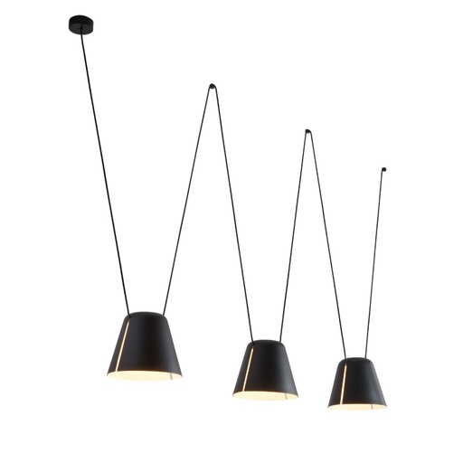 Attic 3 Conic Shape Suspension Lamp