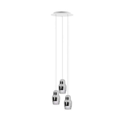 Fedora 3 Suspension Lamp