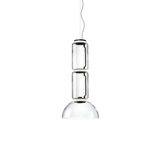 Noctambule Low Cylinders &amp; Bowl Suspension Lamp