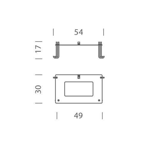 Vandal proof fixing plate