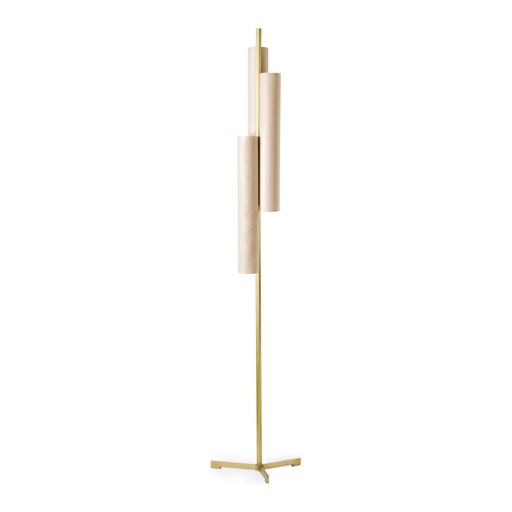 Black Note Triplet Floor Lamp