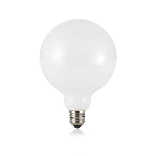 E27 GLOBO D125 08W 3000K CRI80 BIANCO